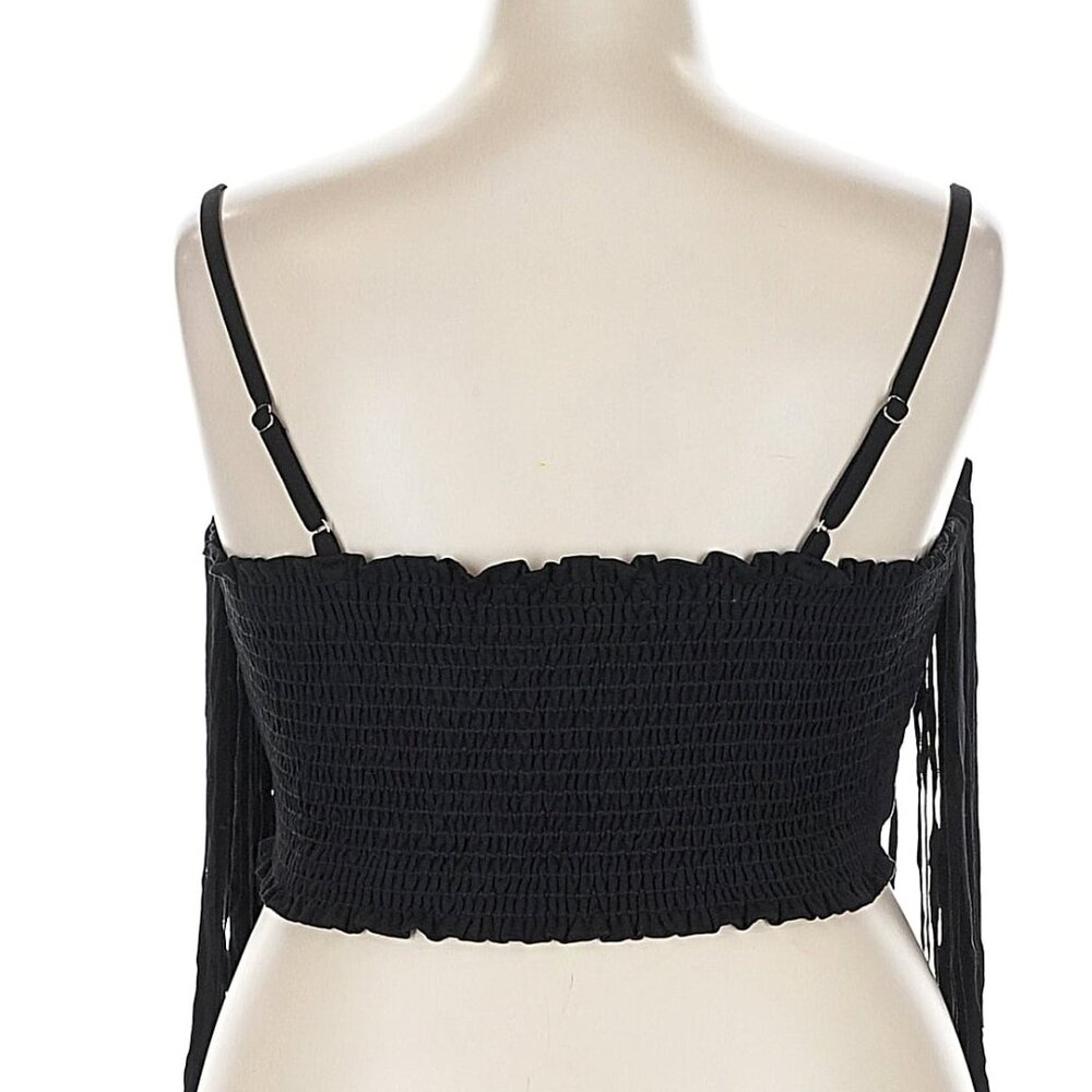 FOXBLOOD stretchy fringe crop top size 4X - Picture 4 of 8